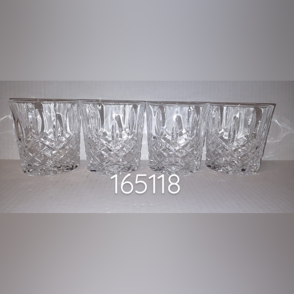 Waterford Marquis Markham Double Old Fashioned Glasses,  11 oz, Set of 4, NEW